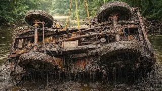Extreme Restoration of a Rusted Dump Truck Recovered from a River After a Fatal Accident