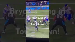 Bryce Young scores against the Rams! #nfl #carolinapanthers #nflplayoffs