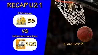 U21 BC Grimbergen - Stella Artois Leuven Bears B (recap)