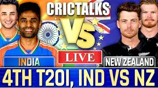 🔴 Live: India v New Zealand, 4th T20I, Score & Commentary, Live Match Today, IND vs NZ Last 3 Over