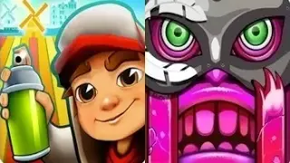 Subway Runner Surf vs 3D Lost Magic Temple