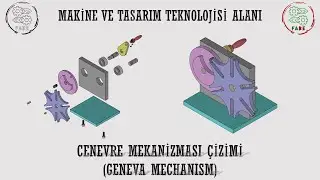 Cenevre Mekanizması &Ccedil;izimi (Geneva Mechanism)