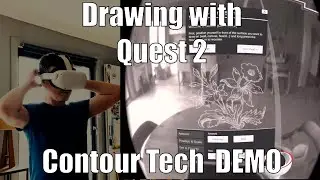 Drawing with Oculus Quest - Contour original Tech DEMO