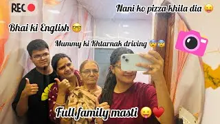 WARNING: Mom at the Wheel! 🚗|| A Day With My Crazy Family &ndash; Must Watch! 📸 || @AnshuRathore_vlogs