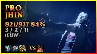 PRO Jhin Replay Played 821 84% games [ForellenLord] | KDA 3 / 2 / 11 ADC Master (EUW)