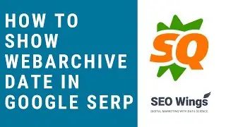 How to include website archive date in Search Engine Result Page?
