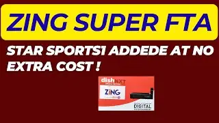 Zing Super FTA|Latest Update related to Star Sports1 & Sports1 Hindi|