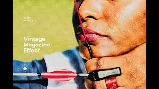Vintage Magazine Photo Effect Download