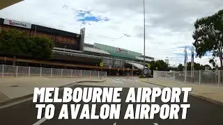 Driving Melbourne M80 and Princes Freeway | Melbourne Airport to Avalon Airport - Driving tour 2021