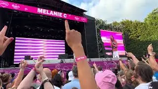 90 Tals Festivalen i Malmö 2025 - Melanie C ”I Turn To You” (Musiken krångla när hon uppträdde)