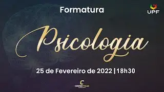 Formatura PSICOLOGIA UPF 2021-2