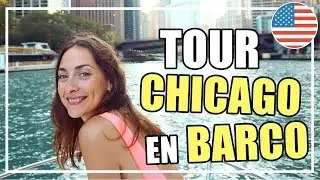 Tour en BARCO POR CHICAGO (rascacielos, despedidas y helado) 🇺🇸 Raque Late Vlogs