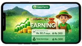 Gea farm Earning app | today new online earning app in Pakistan earn 2200 pkr daily 