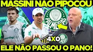 😱 MASSINI não passou PANO! “O PALMEIRAS tem que JOGAR FUTEBOL!” Cobrou ABEL sem pena!