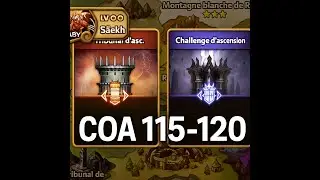 Challenge of Ascension (CoA) Guide COA 115 - 120 - [Summoners war]