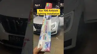 Xuv 700 Ambient lighting installation ❤️❤️#shorts #viral