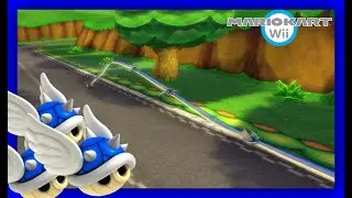 Mario Kart Wii, but it's INFINITE BLUE SHELLS