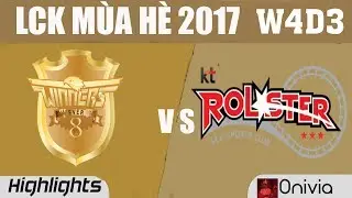 E8W vs KT Highlights Game 1 LCK SUMMER 2017 Ever8 Winners vs KT Rolster  Week 4 Day 3