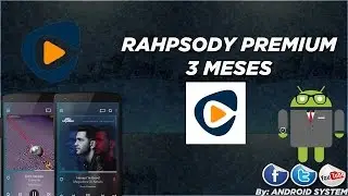 Cuentas Premium Rhapsody x 3 Meses