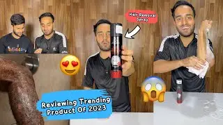 Reviewing Trending Product Of 2023 Urban Gabru Hair Removal Cream Spray | Sahil Khan NT