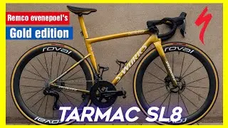 Specialized S-WORKS TARMAC SL8 Road Bike | Remco evenepoel's Gold edition !  