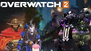 Friends screwing around in Overwatch 2
