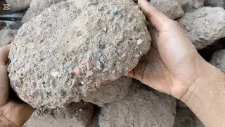 Stoney Brown Texture 🤎 Dry Floor Crumbling 😋 Super Crunchy 