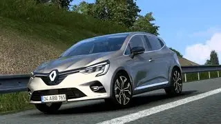 ETS 2 Renoult clio ile en fazla %25 hasar yapana kadar Münih şehrinden Paris'e kadar yolculuk. #1