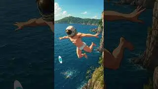 Between the sky and the sea, I found my gravity. #ai #prompt #anime #sora