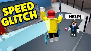 Using NEW EASY SPEED GLITCH in MM2... (THEY GOT SO MAD)