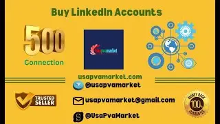 Best Platform To Buy LinkedIn Accounts - Aged Account - Bulk & Verified || Buy LinkedIn Accounts