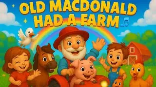 🐮 Old MacDonald Had a Farm | Bubble Beeps Rhymes | Animal Sounds Song for Kids 🌾🎶