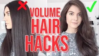 9 Hair Hacks For VOLUMINOUS HAIR !!