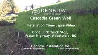 Cascadia Green Wall - a Denbow installation time-lapse