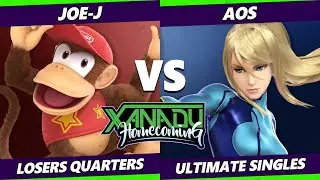 Xanadu Homecoming Losers Quarters - AoS (ZSS) Vs. Joe-J (Diddy Kong) Smash Ultimate - SSBU