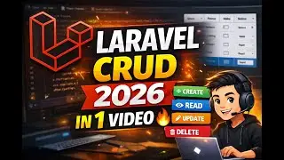 Laravel CRUD in One Video | Complete Beginner to Pro Tutorial (2026)