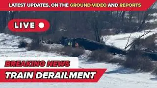 LIVE | Train Derailment in Mansfield