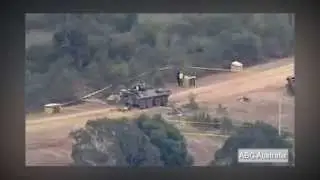 Ten people hurt in Victoria army base tank crash