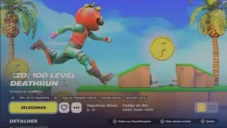 (2D) 100 level Deathrun - Fortnite