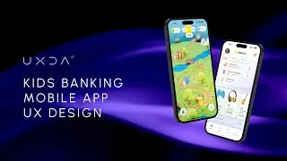 Fintech UX / UI Concept: Kids Banking App Design by UXDA