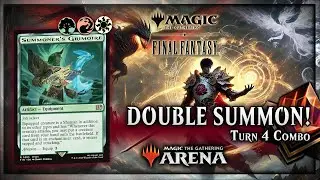 🔥 Turn 4 DOUBLE SUMMON Combo! | Naya Summoner Final Fantasy MTG Deck