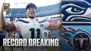 Jaxon Smith Njigba's SHATTERS Seahawks WR RECORD in Seattle's win over Titans