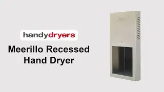 Meerillo Recessed Hand Dryer with Drip Stone