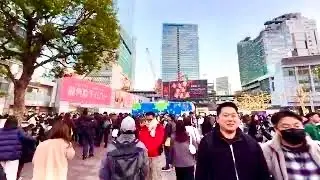 [4K] Foreigners Crowded Shibuya Walking Tour. Tokyo, Japan. 