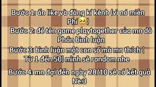 M&igrave;nh đ&atilde; hứa sẽ c&oacute; mini game cho mn n&egrave;:33 || PLAYTOGETHER