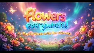 🌸 Flowers Everywhere! | Wheels on the Bus&ndash;Style Flower Song for Kids | Baby Toon Mastii