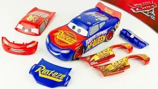 Disney Cars 3 Fabulous Lightning McQueen Flash McQueen Transformable 3 en 1 Jouet Toy Review