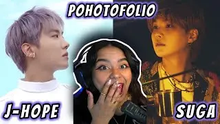 Special 8 Photo-Folio Reaction Film #2 + J-HOPE AND SUGAS PHOTOFOLIOS | baby ARMY reacts