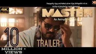 Master official trailer |fan made |4k |Vijay |Vijay Sethupathi |Malvika Mohan |Logesh Kanagaraj