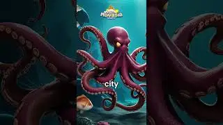 Brave Cat's Ocean Adventure! 🐾🌊 #cat #ocean #octopus #villain #fish #beach #magic